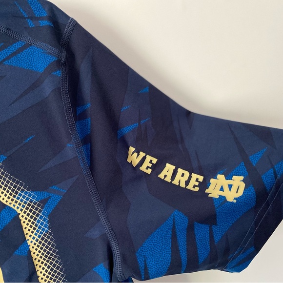 Mens Adidas Notre Dame Climalite Tee - Picture 4 of 5